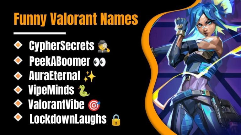 490+ Funny Valorant Names: The Ultimate 2026 Collection That Will Make Everyone Laugh