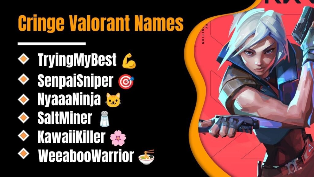 Cringe Valorant Names