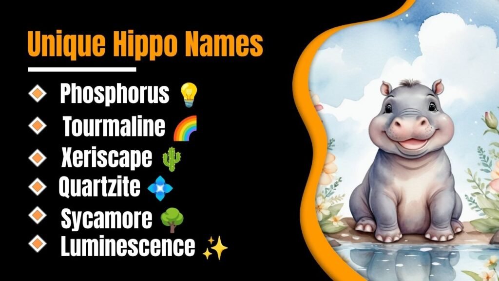Unique Hippo Names