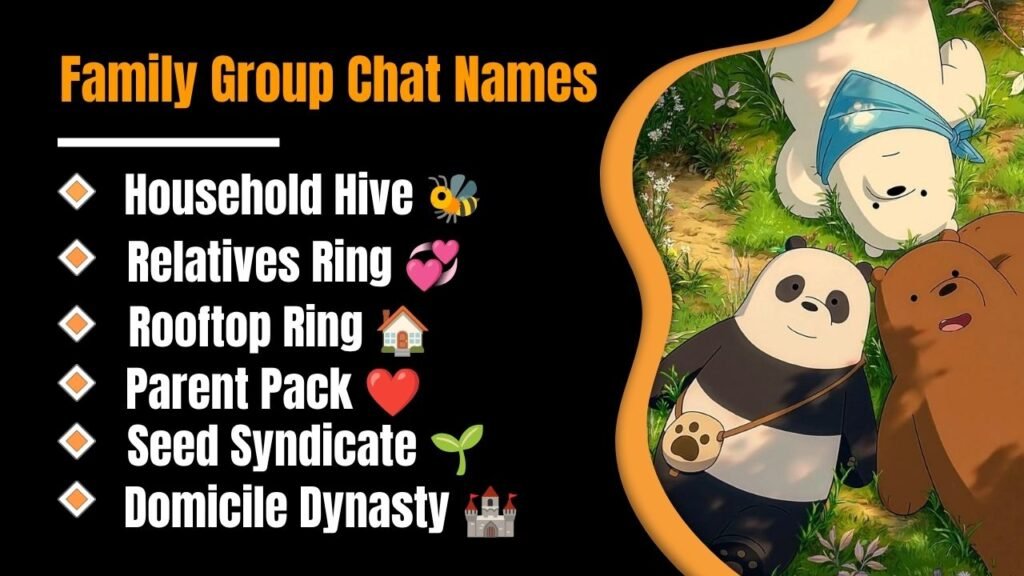 Family Group Chat Names
