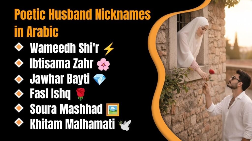 Poetic Husband Nicknames in Arabic