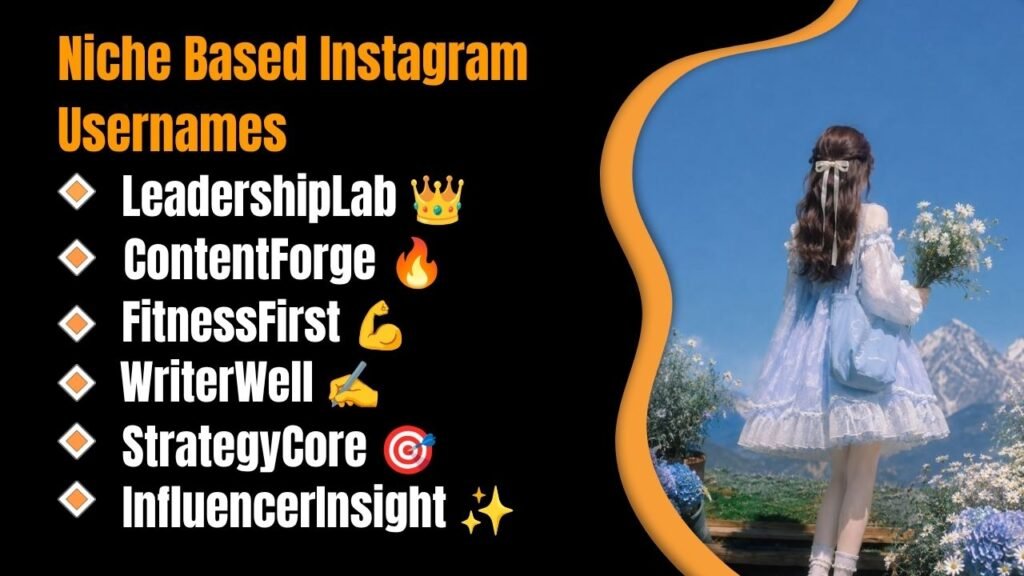 Niche Based Instagram Usernames