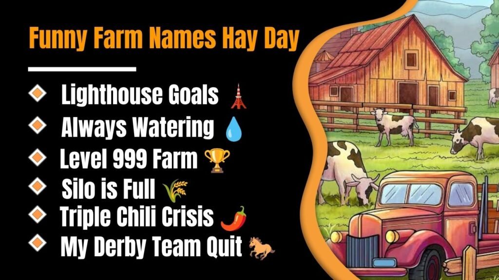 Funny Farm Names Hay Day