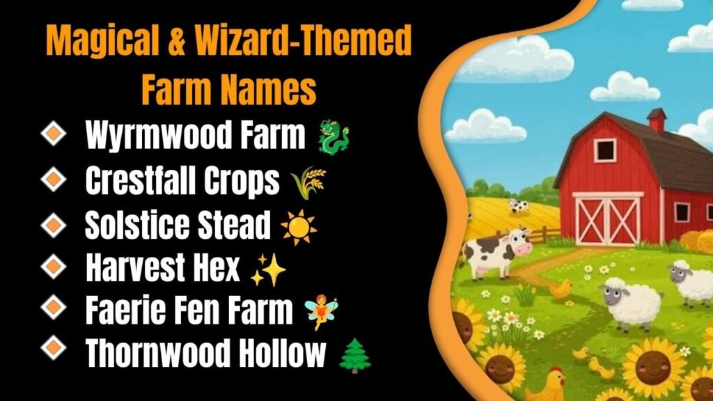 Magical & Wizard-Themed Farm Names