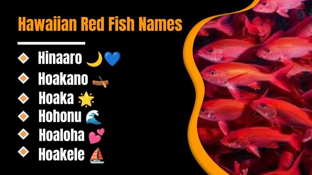 Hawaiian Red Fish Names