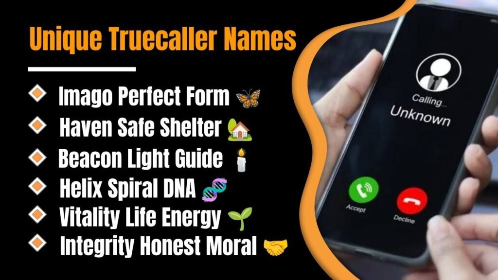 Unique Truecaller Names with Meaning