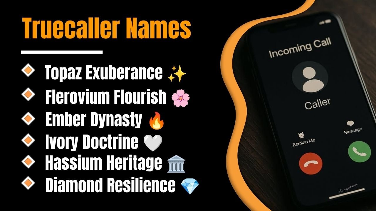 1600+ Unique Truecaller Names for Boys & Girls 2030