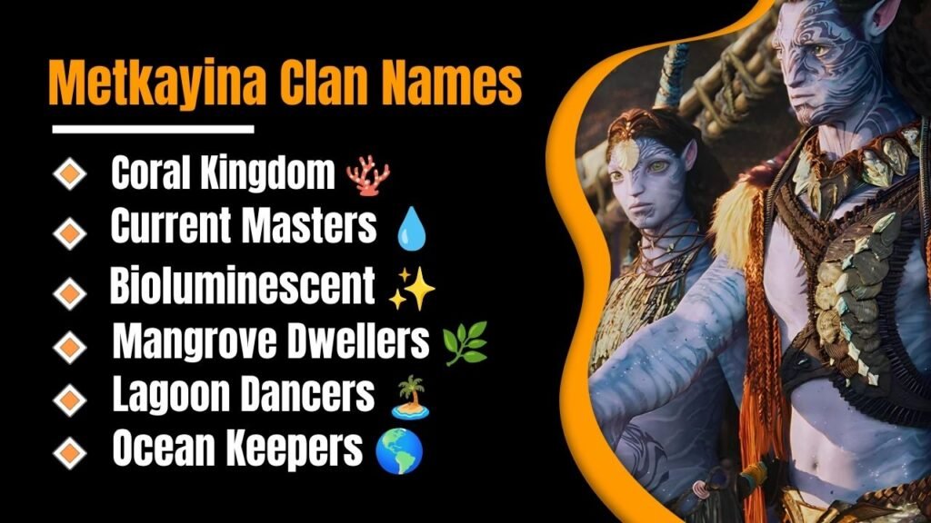 Metkayina Clan Names