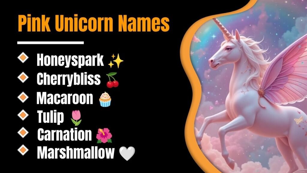 Pink Unicorn Names