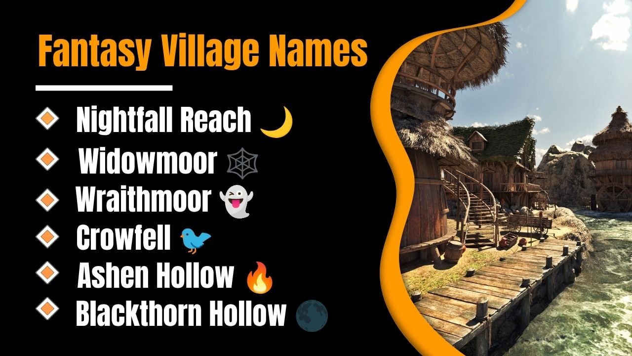 499+ Fantasy Village Names: That Instantly Bring Your Magical World to Life With Legendary Hidden Ideas!