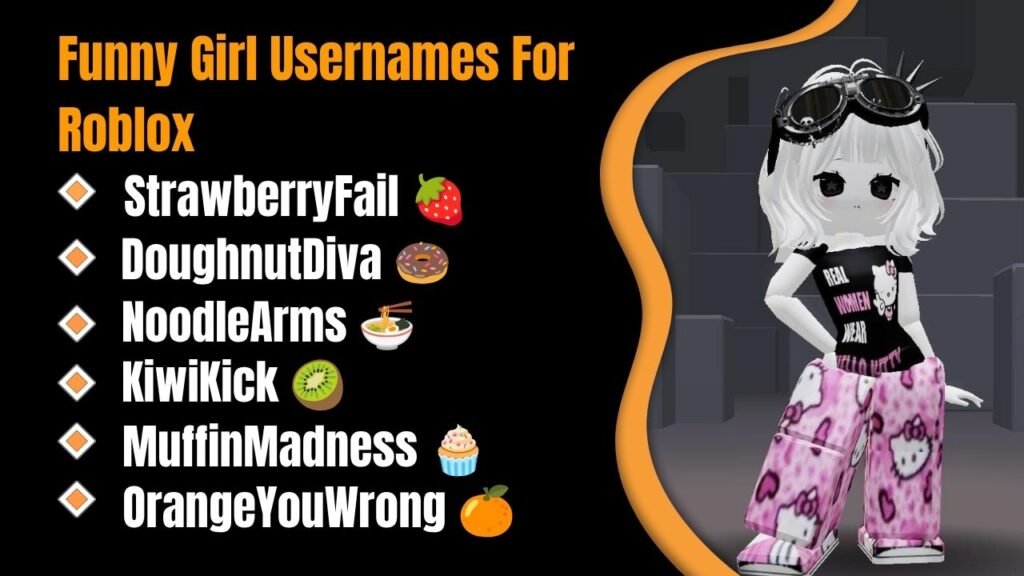 Funny Girl Usernames for Roblox