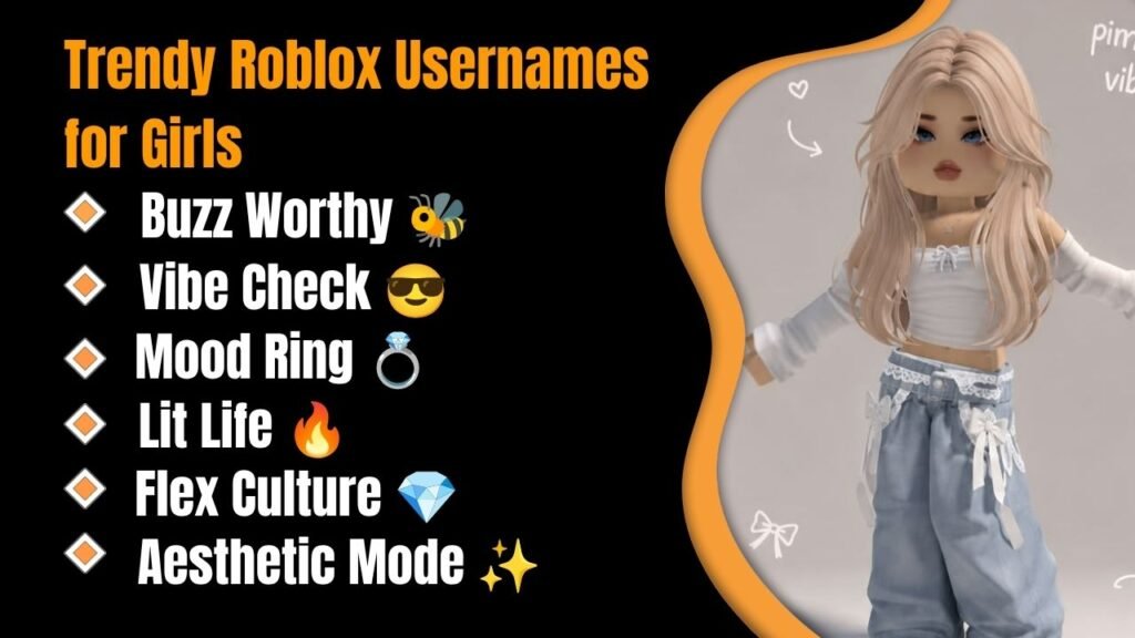Trendy Roblox Usernames for Girls