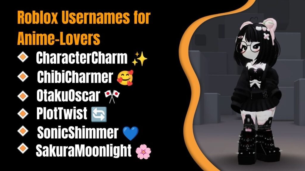Roblox Usernames for Anime-Lovers
