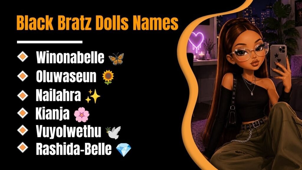 Black Bratz Dolls Names