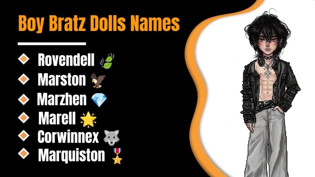 Boy Bratz Dolls Names