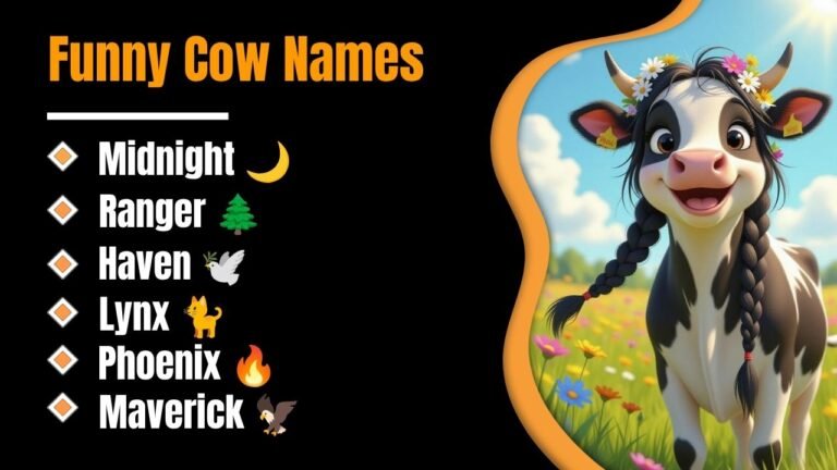 599+ Funny Cow Names: That Will Make Everyone Laugh Out Loud Before You Pick the Perfect Farm Favorite!