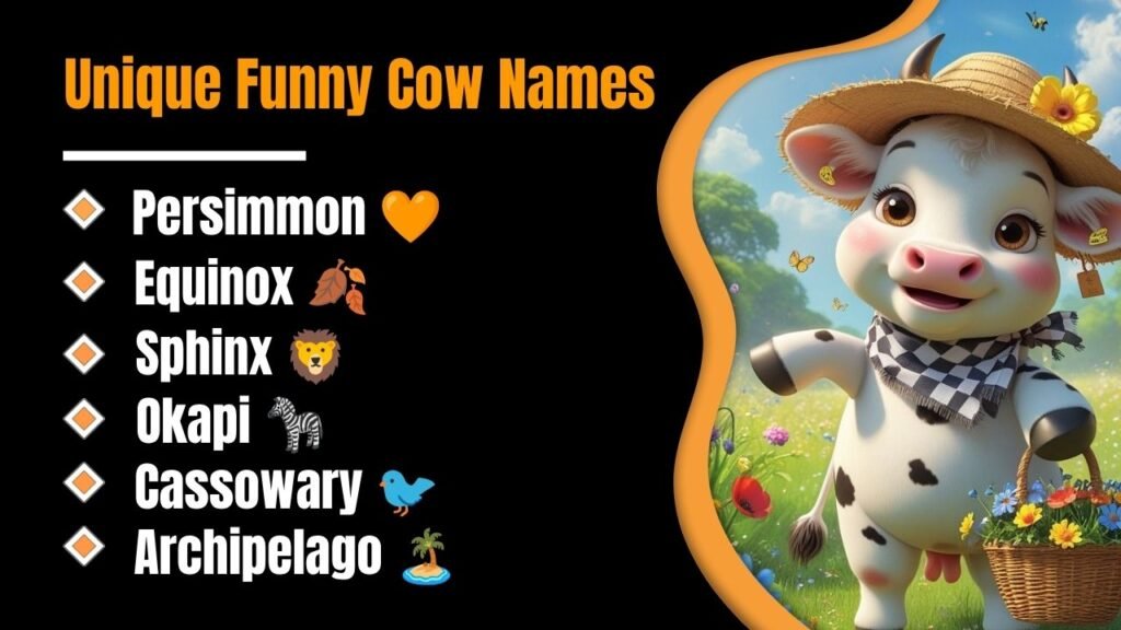 Unique Funny Cow Names