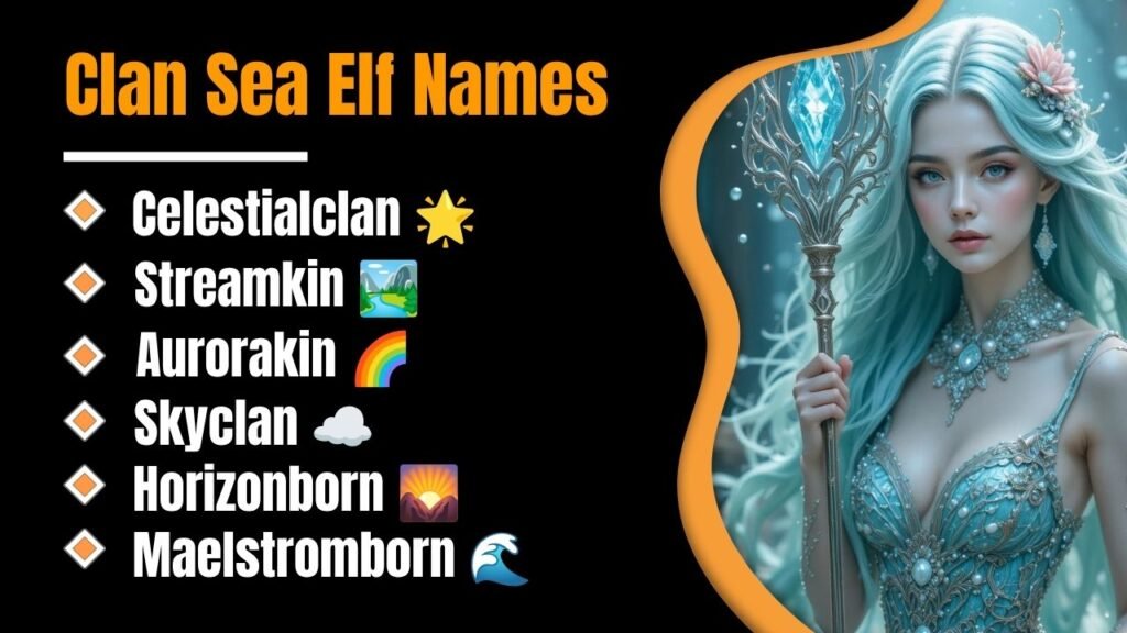 Clan Sea Elf Names