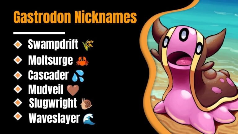599+ Best Gastrodon Nicknames: That Pokémon Fans Cannot Stop Using in 2026!